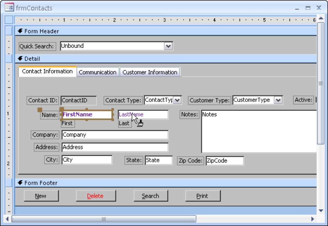 The Format Painter makes it easy to “paint” the appearance of a control onto other controls on a form.